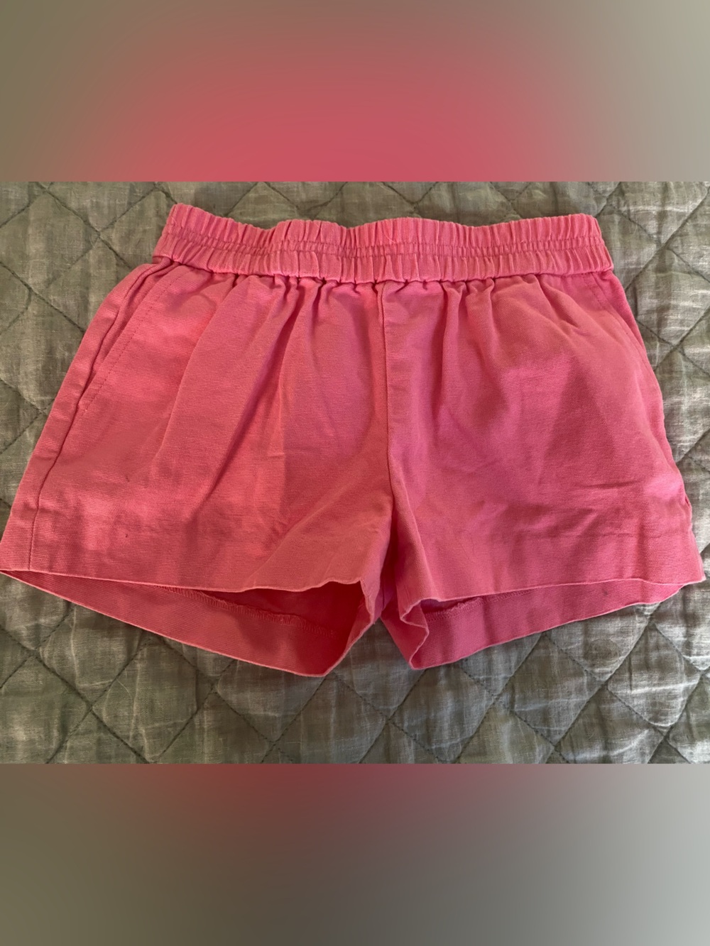 Crewcuts Pink Elastic-Waist Girls' Casual Shorts